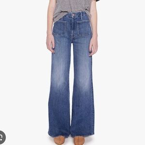 MOTHER DENIM Patch Pocket Roller Skimp